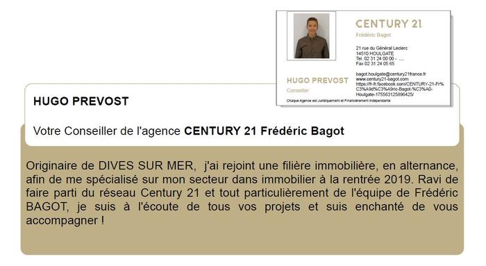 Nouveau conseiller century 21 frédéric bagot